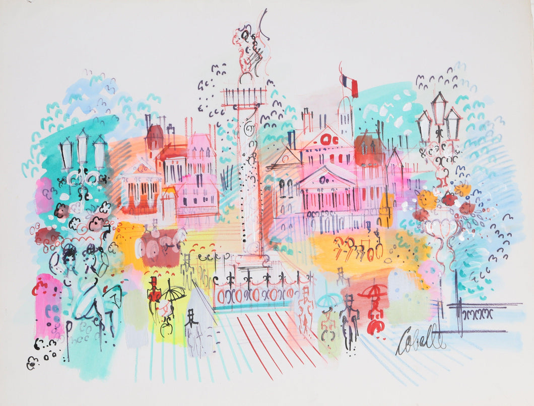 Place Vendôme 9 Acrylic | Charles Cobelle,{{product.type}}