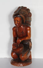 Plains Indian Playing Drum Wood | Art Reynaldo,{{product.type}}
