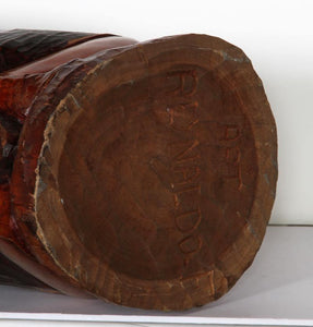 Plains Indian Playing Drum Wood | Art Reynaldo,{{product.type}}