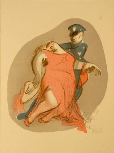 Plastered Lithograph | Al Hirschfeld,{{product.type}}