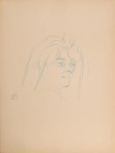Plate 13, Tete De Femme De Trois Quart Lithograph | Henri de Toulouse-Lautrec,{{product.type}}