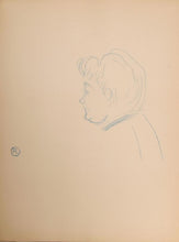 Plate 14, Tete De Femme De Profil a Gauche Lithograph | Henri de Toulouse-Lautrec,{{product.type}}