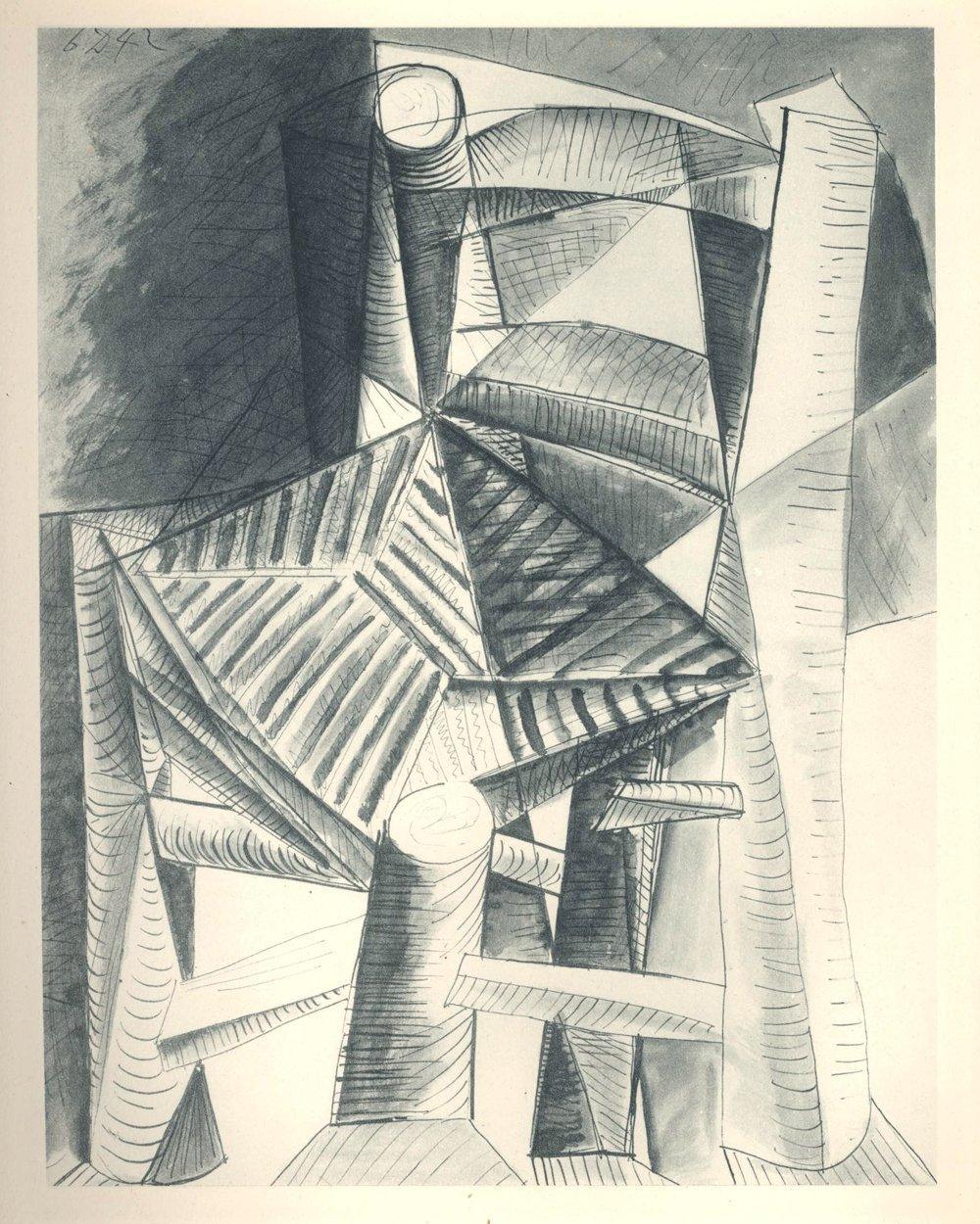 Plate 2 (Abstract) Etching | Pablo Picasso,{{product.type}}