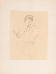 Plate 22 Monsieur Bougle en Casquette Lithograph | Henri de Toulouse-Lautrec,{{product.type}}