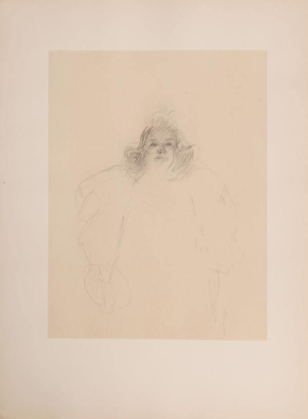 Plate 24, Femme Debout Sur La Scene Lithograph | Henri de Toulouse-Lautrec,{{product.type}}