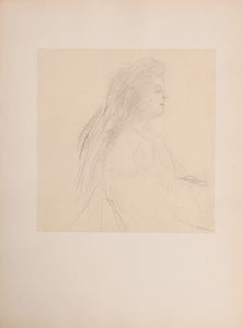 Plate 29, Profil De Femme Assise Lithograph | Henri de Toulouse-Lautrec,{{product.type}}