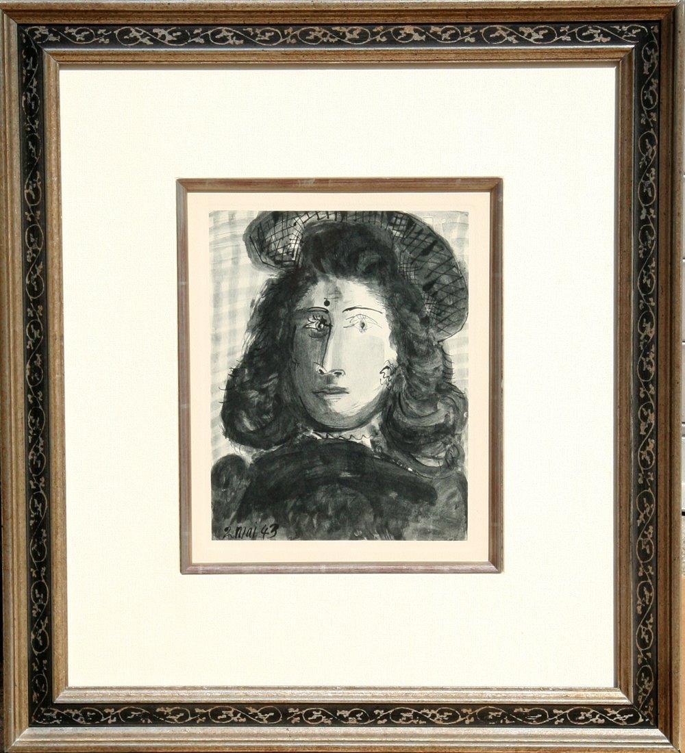 Plate 4 (Portrait) Etching | Pablo Picasso,{{product.type}}