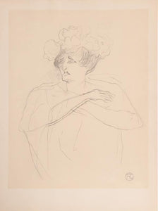 Plate 40, Mademoiselle G'Dans Messaline Lithograph | Henri de Toulouse-Lautrec,{{product.type}}