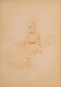 Plate IX, La Peche A La Ligne Lithograph | Pierre-Auguste Renoir,{{product.type}}