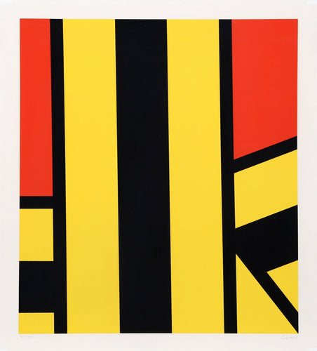 Plate V (Yellow and Red) Screenprint | Pierre Clerk,{{product.type}}