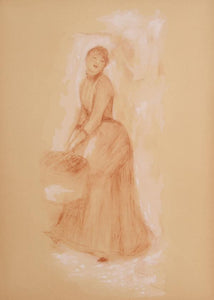 Plate X, Etude Pour Les Parapluies La Modiste Lithograph | Pierre-Auguste Renoir,{{product.type}}