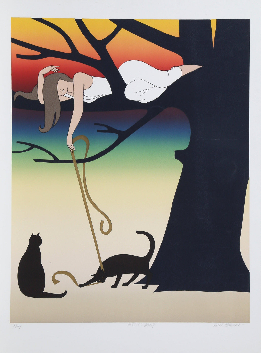 Play Screenprint | Will Barnet,{{product.type}}