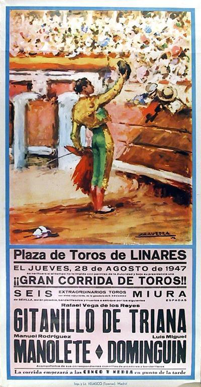 Plaza de Toros Linares Poster | Unknown Artist - Poster,{{product.type}}