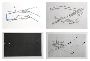 Plazas in Transition: Foundations of Fragmented Perspectives etchings | Barry Le Va,{{product.type}}