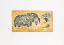 Pleure pas Grosse Bete - "Do Not Cry, Big Beast" Lithograph | Judith Bledsoe,{{product.type}}