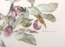 Plums Watercolor | Carl Bergman,{{product.type}}