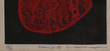 Poem 90-93 woodcut | Haku Maki,{{product.type}}