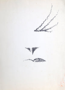Pointillist Face Detail Ink | Jon Robyn,{{product.type}}