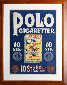 Polo Cigaretter Lithograph | Martius Truelsen,{{product.type}}