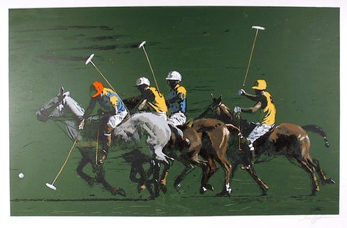 Polo Fields Screenprint | Harry Schaare,{{product.type}}