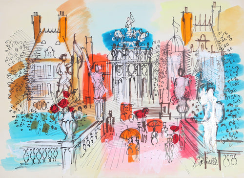 Pont vers Arc de Triomphe du Carrousel Acrylic | Charles Cobelle,{{product.type}}