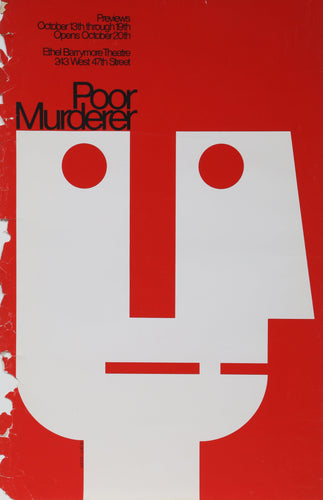 Poor Murderer Poster | Gilbert Lesser,{{product.type}}