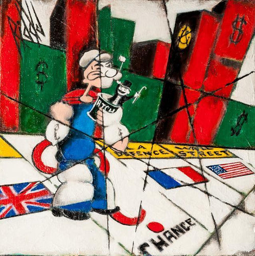 Popeye Monopoly Oil | Steven Riddle,{{product.type}}