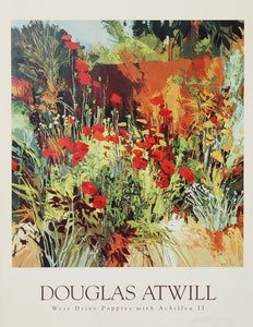 Poppies with Achilles II Poster | Douglas Atwill,{{product.type}}