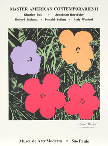 Poppy Flowers for the Museu de Arte de Moderna, Sao Paulo Screenprint | Andy Warhol,{{product.type}}
