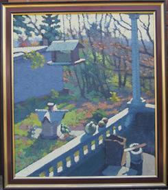Porch and Backyard, Autumn Oil | Don Wynn,{{product.type}}
