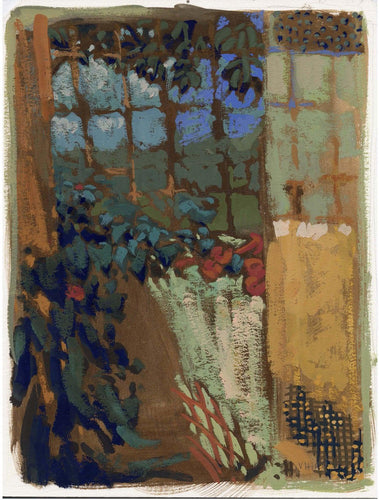 Porch at Spring Green II Mixed Media | Valerie Hird,{{product.type}}