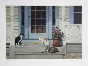 Porch Dwellers Lithograph | Gerald Lubeck,{{product.type}}