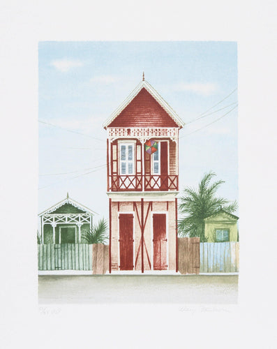 Port au Prince Lithograph | Mary Faulconer,{{product.type}}