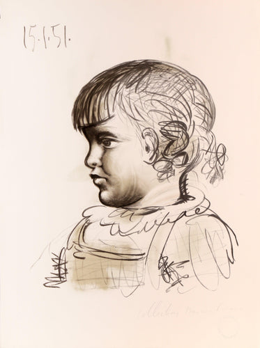 Portrait d'Enfant Lithograph | Pablo Picasso,{{product.type}}