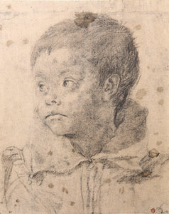 Portrait d'un Jeune Garcon Lithograph | Annibale Carracci,{{product.type}}