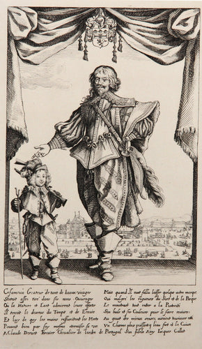 Portrait de Claude Deruet Etching | Jacques Callot,{{product.type}}
