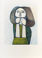 Portrait de Femme a la Robe Verte Lithograph | Pablo Picasso,{{product.type}}