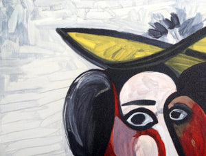 Portrait de Femme au Chapeau et a la Robe Vert Jaune Lithograph | Pablo Picasso,{{product.type}}