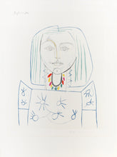Portrait de Femme au Collier Lithograph | Pablo Picasso,{{product.type}}