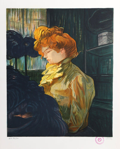 Portrait de Femme Lithograph | Laurent Marcel Salinas,{{product.type}}
