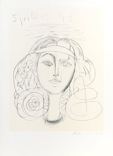 Portrait de Femme Lithograph | Pablo Picasso,{{product.type}}