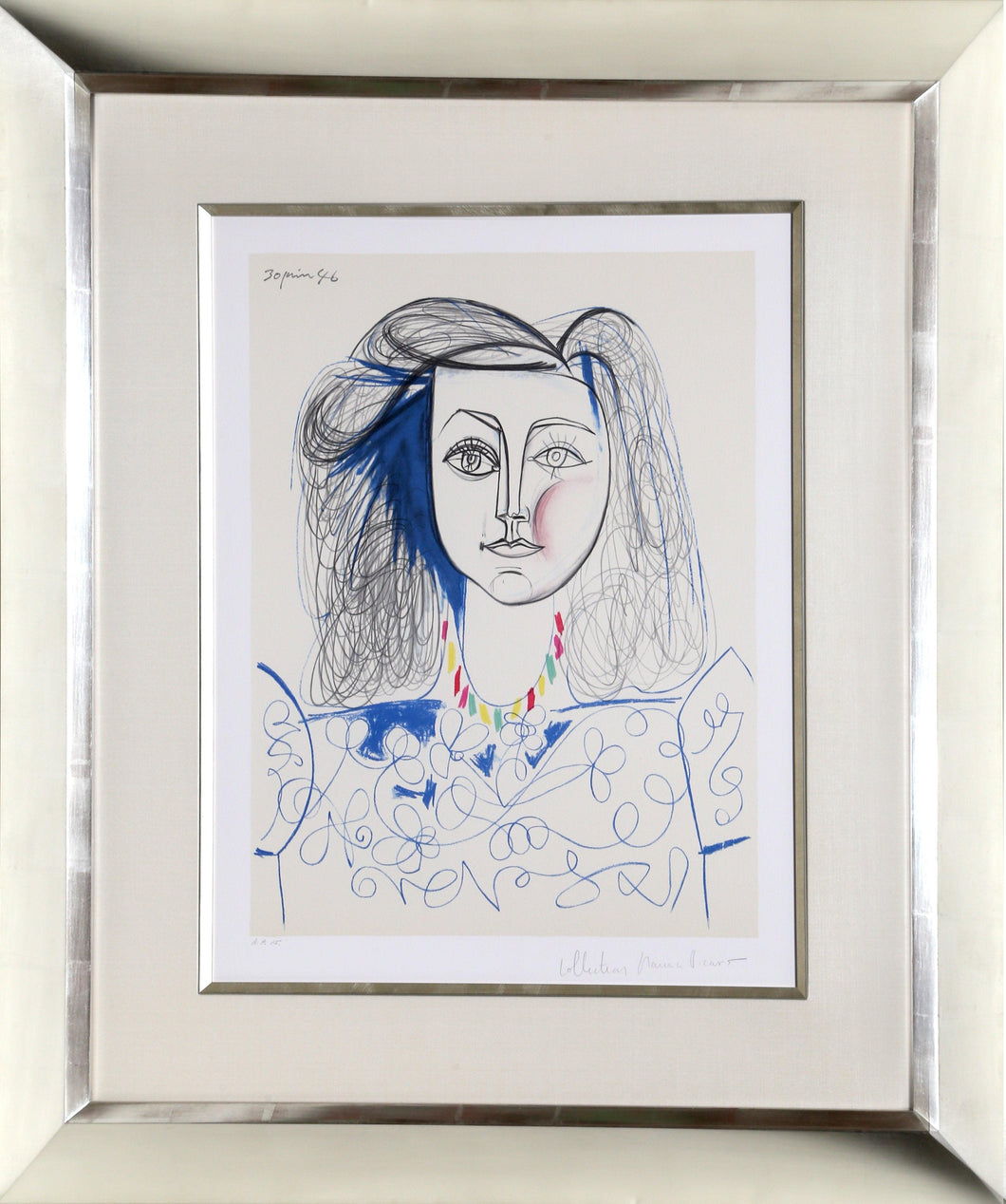 Portrait de Femme Lithograph | Pablo Picasso,{{product.type}}