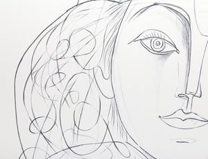 Portrait de Femme Lithograph | Pablo Picasso,{{product.type}}