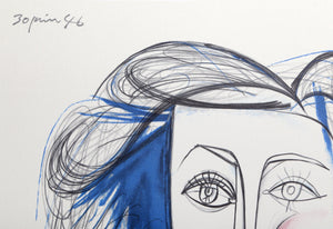 Portrait de Femme Lithograph | Pablo Picasso,{{product.type}}