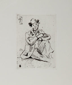 Portrait de Guillaumin Etching | Paul Cézanne,{{product.type}}