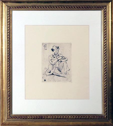 Portrait de Guillaumin Etching | Paul Cézanne,{{product.type}}