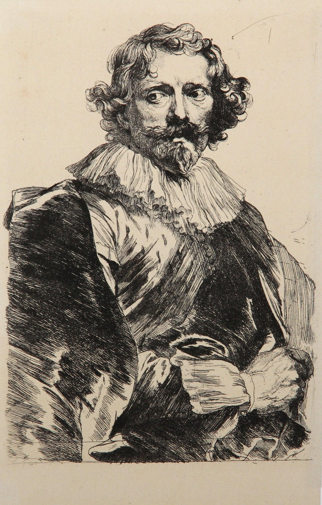 Portrait de Lucas Vorsterman Etching | Anthony van Dyck,{{product.type}}