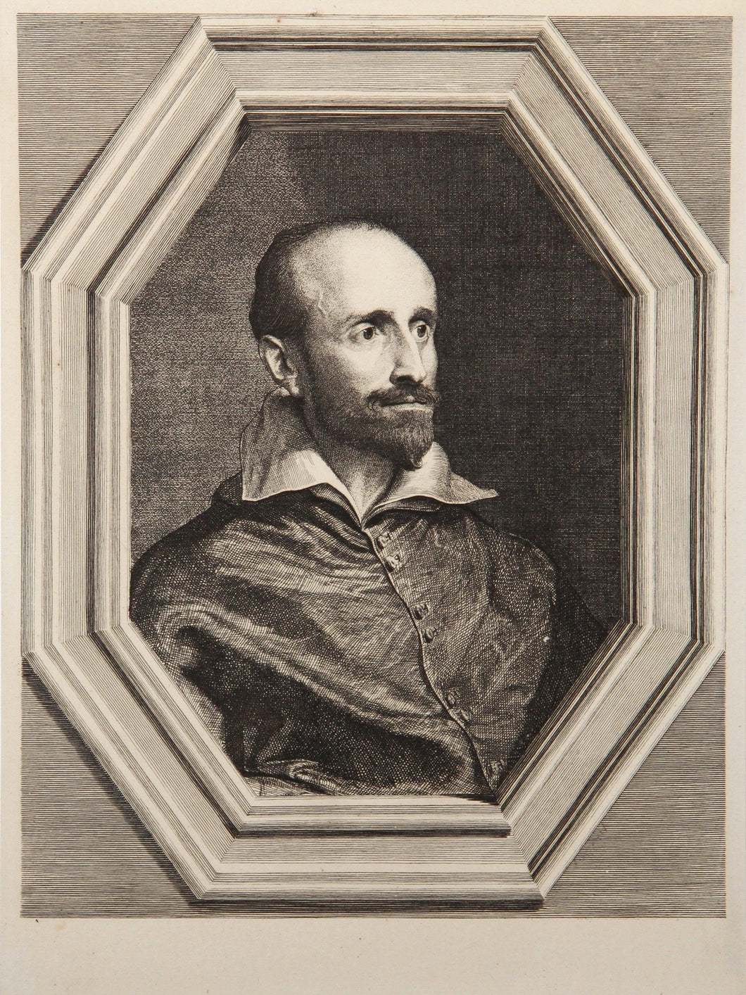 Portrait du Cardinal Guido Etching | Jean Morin,{{product.type}}