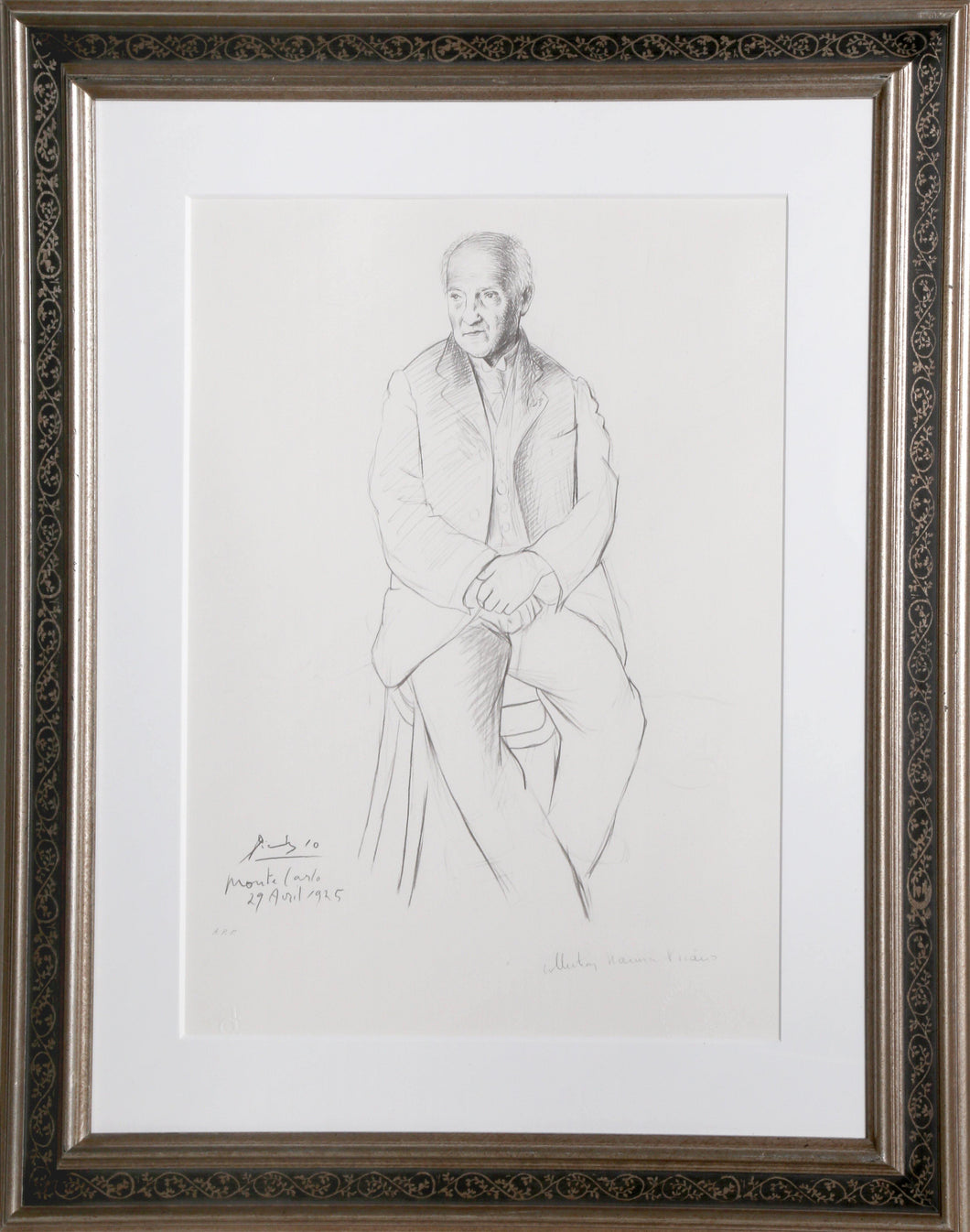Portrait du Maitre de Ballet de la Scala de Milan lithograph | Pablo Picasso,{{product.type}}