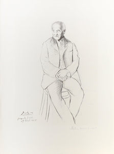Portrait du Maitre de Ballet de la Scala de Milan Lithograph | Pablo Picasso,{{product.type}}